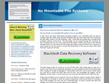 Tablet Screenshot of nomountablefilesystems.com